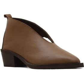 Resim Bueno Shoes Kahverengi Deri Kadın Topuklu Bot 01WD4004 01WD4004 