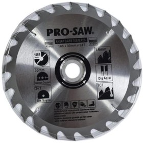 Resim ProSaw Pro-Saw 51216 Sunta Kesme Testeresi 185mm 24T3020 