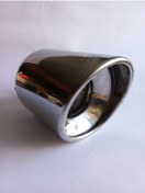 Resim 100 Mm. Dolu Paslanmaz Çelik Tekli Egzoz Ucu 