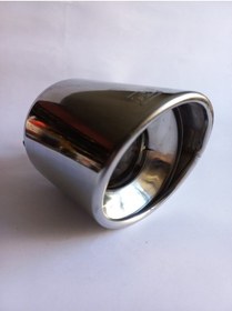 Resim 100 Mm. Dolu Paslanmaz Çelik Tekli Egzoz Ucu 