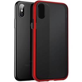 Resim Bikapak iPhone XS Max Elit Enigma Kılıf Kırmızı 