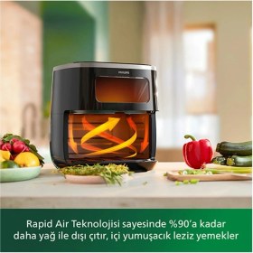 Resim Geniş Kapasiteli 3000 Serisi Xl Hava Pişirici, Siyah, 5.6l 