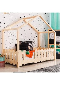 Resim Markaawm Markaawm Montessori Yatak Masif Çocuk Karyola Bebek Beşik Vegas Akçaağaç 