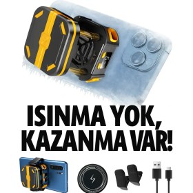 Resim Profesyonel Klipsli Cep Telefonu Soğutucu Fan P70 