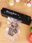 Resim Vacuum Sealer Vakum Makinesi Ev Gıda Yapıştırma Makinesi Gıda Vakum Otomatik Vakum Yapıştırma Makinesi 