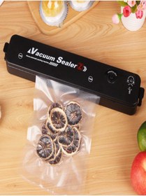 Resim Vacuum Sealer Vakum Makinesi Ev Gıda Yapıştırma Makinesi Gıda Vakum Otomatik Vakum Yapıştırma Makinesi 