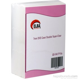 Resim Elba Qd-342.7F-Su 2Li Şeffaf 7Mm Dvd Kutusu 