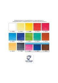Resim Van Gogh 12+3 Suluboya Seti Watercolour Defter 