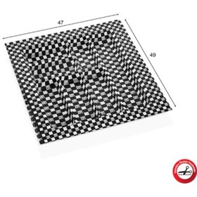 Resim Eco Modül Kaşıklık Damalı 47x49 Acero-20123 Antik Beyaz 