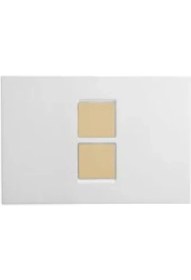 Resim Vitra Twin2 740-0102 Kumanda Paneli Beyaz Altın 