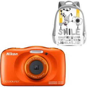 Resim Nikon Coolpix W150 Orange Backpack Kit 