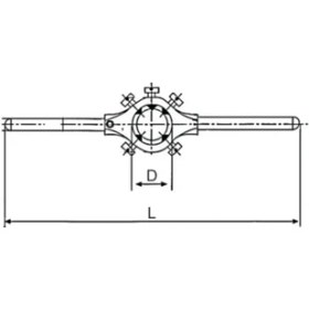 Resim Pld Pafta Kolu D=65 L=550 