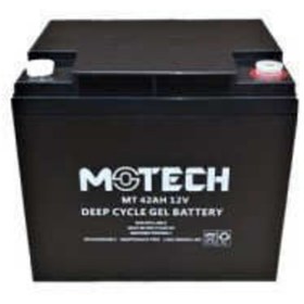 Resim Motech 12 Volt 42 Amper Jel Akü=(1 Yıl Garanti)= 