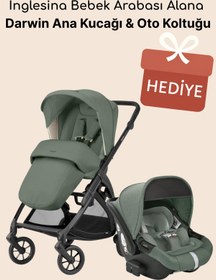 Resim Inglesina Electa+ Tek El Tek Hamle ile Katlanıp Açılan Çift Yön Bebek Arabası - Murray Green 