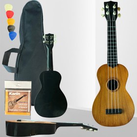 Resim Hawaiian XU21-1-NT Naturel Soprano Ukulele (4 Telli) | Doğal Ahşap Görünüm, 4 Telli Standart Yapı, Öğrenci ve Hobi Kullanımı İçin Uygun 
