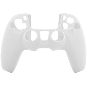 Resim Cbtx PS5 Denetleyicisi İçin Yumuşak Silikon Koruyucu Kılıf Beyaz 