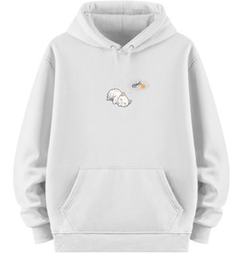 Resim Saksafon Kedo - Regular Hoodie - Beyaz / M 