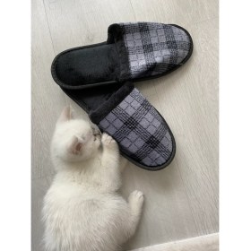 Resim Ebruli Butik Erkek Bohça Çeyiz Ev Terliği 