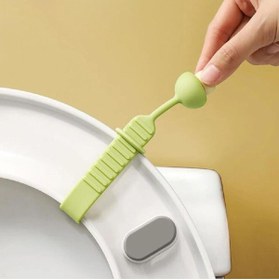 Resim Microcase Tuvalet Klozet Kapağı Kaldırma Kolu Hijyenik Mantar Tasarım Kapak Açma Tutucu - AL4703 