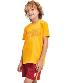 Resim Galatasaray Çocuk Şort Takım C241092 Sarı - Kırmızı 