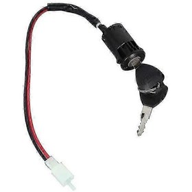 Resim Huiliang Scooter Motosiklet İçin 2 Anahtarlı Evrensel 2 Kablolu Açma-kapama Anahtarı Marş Motoru 