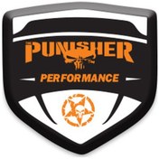 Resim Punısher 3d Damla 2 Li Oto Sticker Logo 09 