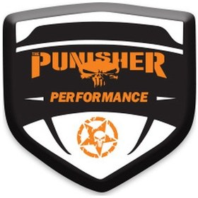 Resim Punısher 3d Damla 2 Li Oto Sticker Logo 09 