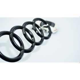Resim Dk Tuning Audi R8 Ön Kaput 188mm Siyah Halka Rozet Amblem Arma 