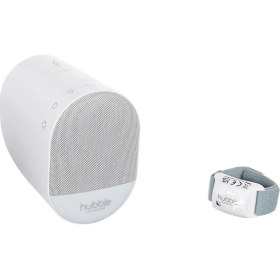 Resim Mena Rise Hubble Guardian+ Çocuk Nabız, Oksijen, Ateş ve Uyku Takibi. Ninni Çalar, Bebek Telsizi, Bluetooth Speaker, Gece Lambası 