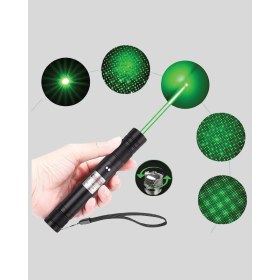 Resim Uzun Mesafe Görünürlüklü Yeşil Lazer Pointer Şarjlı 