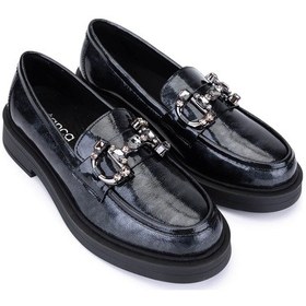 Resim Tamer Tanca Kadın Hakiki Deri Gri Loafer Ayakkabı 488 9000 Bn Ayk Sk25-26 Grı Laos Rgn Gri 