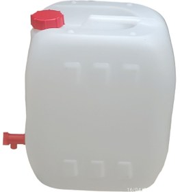 Resim POLATLI OTO AKSESUAR 20 Litre Kalın Sanayi Tipi Musluklu Bidon Beyaz 