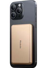 Resim Mcdodo Mc-4642 5000mah 20w Metal Ultra İnce Kablosuz Powerbank Gold 