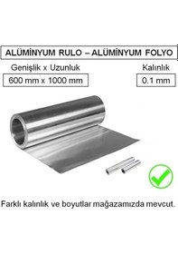 Resim 0.1 Mm Alüminyum Rulo 600X1000 Mm 