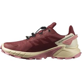 Resim Salomon Supercross 4 Gore-tex Kadın Patika Koşu Ayakkabısı Kiremi Kiremit 