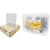 Resim Wood-Kit STEM Robotik Kodlama DIY Mucit Seti - Sosyal Mesafe Uyarıcı 