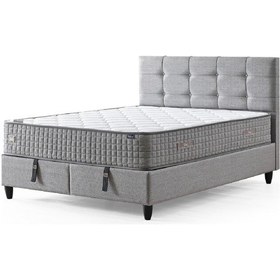 Resim Mimoza Çift Kişilik Sandıklı Baza Başlık 140 x 190 CM 