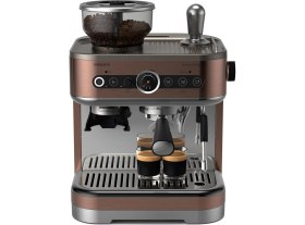 Resim Philips Çift Çekirdek Hazneli Yarı Otomatik Espresso Makinesi, Öğütücülü Kahve Hazırlama, Güçlü Buhar Çubuğu ve Pratik Mutfak Kullanımı Yüksek Performans, Kompakt Tasarım, Kolay Temizlik 