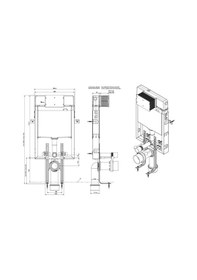 Resim Bocchi V Tondo Kanalsız Asma Klozet, Kapak ve Bocchi Gömme Rezervuar Seti 