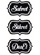 Resim Genel Markalar Sabret Şükret Dua Et 50X105 Cm Lcst [Lcst] 