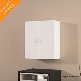 Resim Ahsen Makine Üstü Asma Dolap, Çok Amaçlı Dolap, Mutfak Dolabı, Banyo Dolabı 