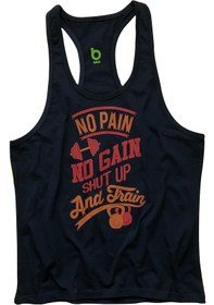Resim BLUU Fitness Gym Tank Top Sporcu Atleti Train 