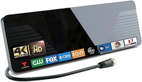 Resim Yükseltilmiş TV Anten Akıllı tv Uzun Menzil, Anten TV Dijital HD Kapalı Supportn8K 4 K 1080 P Yangın tv Sopa ve Tüm Akıllı ve Tüm Eski TV'ler 