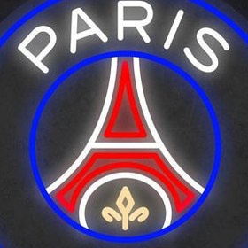 Resim Paris Saint-Germain Neon Tabela 