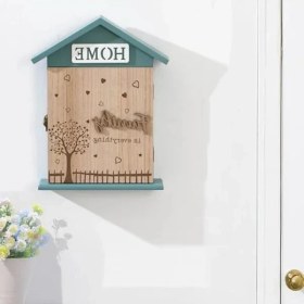 Resim Erdo Ticaret Duvara Montajlı Dekoratif Anahtarlık Dolabı, 17X27,5CM 