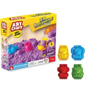 Resim İsmiyle Al znv Mey İthalat® 03612 , Artsand 3D Hayvanlar Kum Seti 500 gr / +3 yaş znv2026 