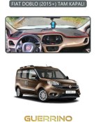 Resim Guerrino FIAT DOBLO 2015+ TAM KAPALITORPİDO KORUMA HALISI GRİ KENAR 