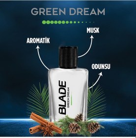 Resim Blade Green Dream Erkek Parfüm EDT 70 ML + Green Dream Erkek Sprey Deodorant 3 x 150 ML 