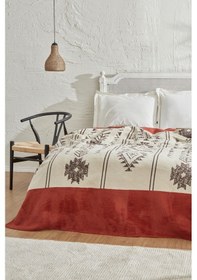 Resim Karaca Home Raya Çift Kişilik Pamuk Battaniye Kremit 200.22.04.0212 