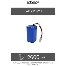 Resim Roborge Fakir Rs720 Robot Süpürge Uyumlu 2600 Mah Batarya - Muadil Ürün 